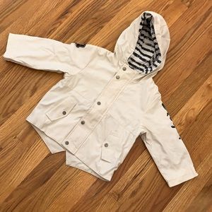 3Pommes White Baby Unisex Jacket Size 2